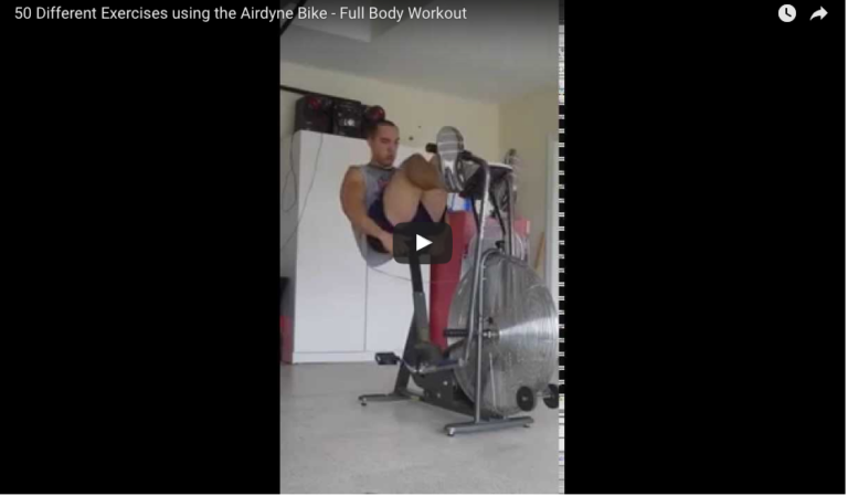 50 Different Exercises using the Airdyne Bike – Full Body Workout