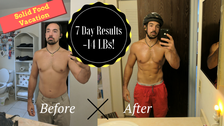 My 7 Day DEEP Cleanse Transformation / Solid Food Vacation / Detox / Juice Fast Results – Before After Pics